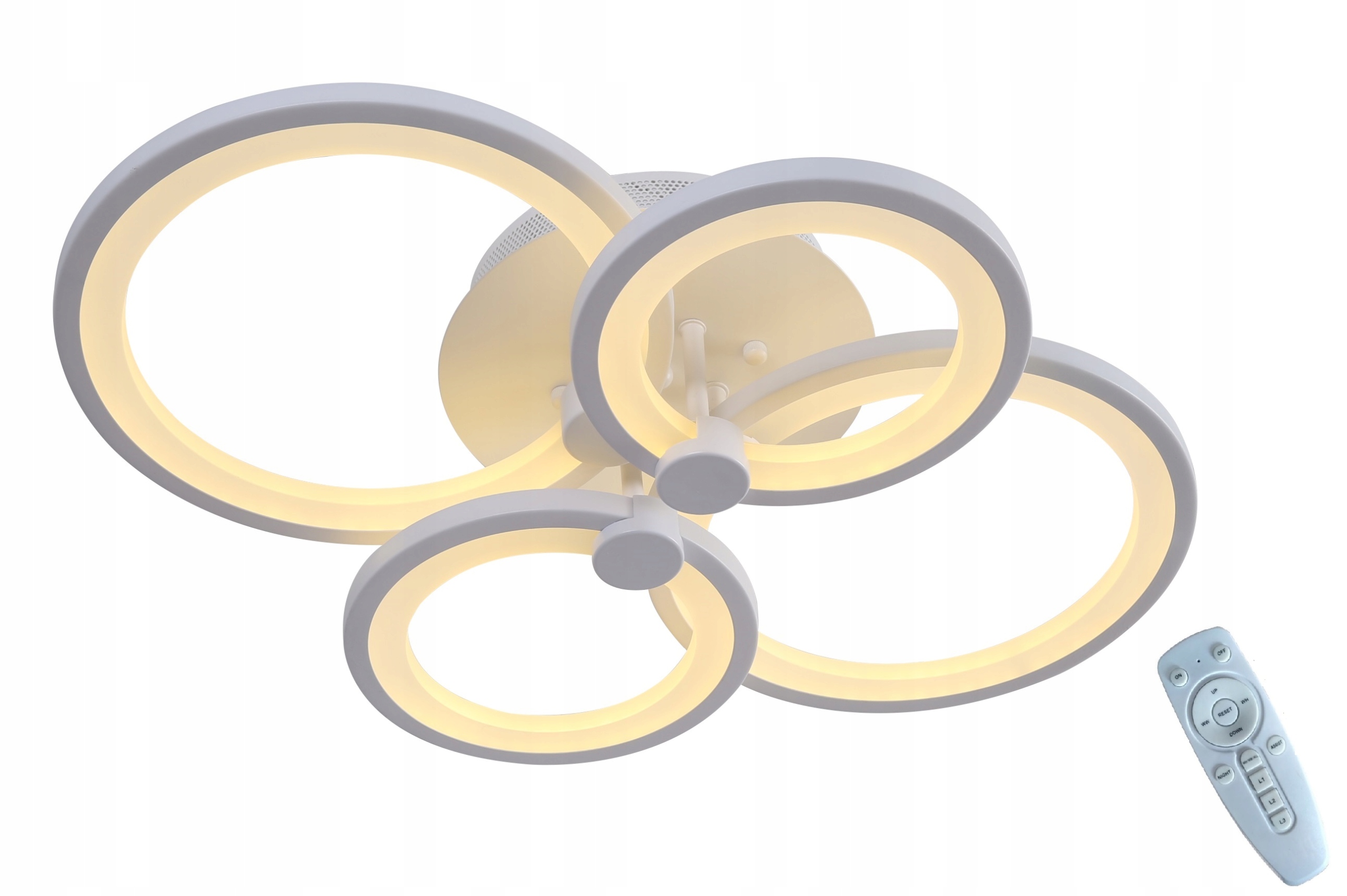 LAMPA LED RING LAMPA SUFITOWA PLAFON ŻYRANDOL RING + Pilot