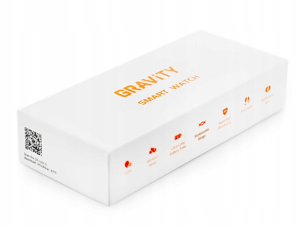 SMARTWATCH MĘSKI GRAVITY +GRAWER ROZMOWY POLSKIE MENU 270mAh sport +KABEL Model inny