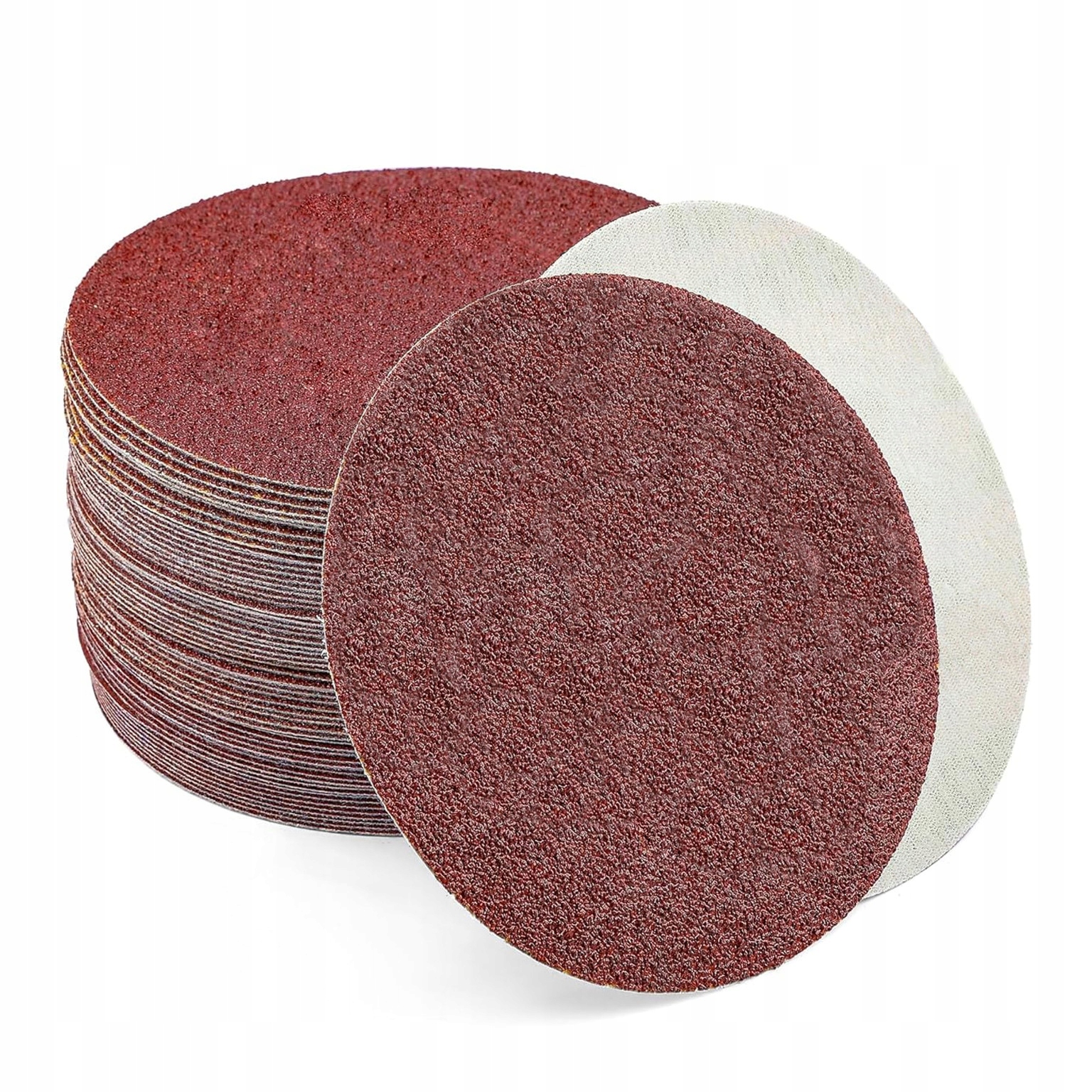 50x Papier Ścierny 125 Krążki Samoprzylepne Na Rzep Do Szlifierki P36