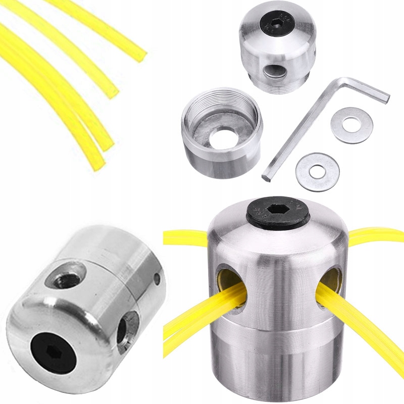 ALUMINIOWA GŁOWICA ŻYŁKOWA DO KOS Typ żyłka