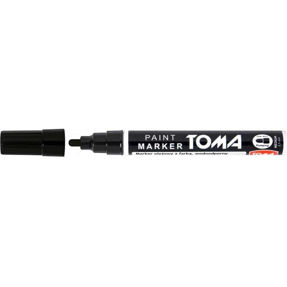 

Marker olejowy TO-440 grubość 2.5mm czarny Toma