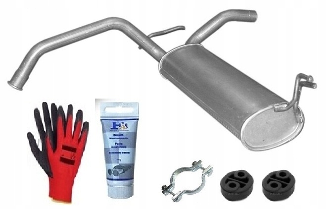 Toyota Aygo 1.0 12V 51kW Od 02/2005 Hatchback Tlumič Tlumič Výfuku bonus