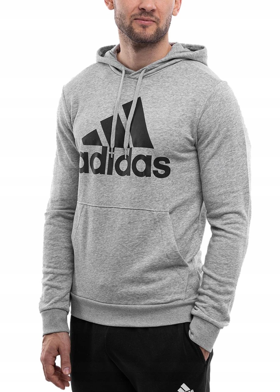 adidas pánská mikina s kapucí sportovní bavlněná pohodlná teplá vel M