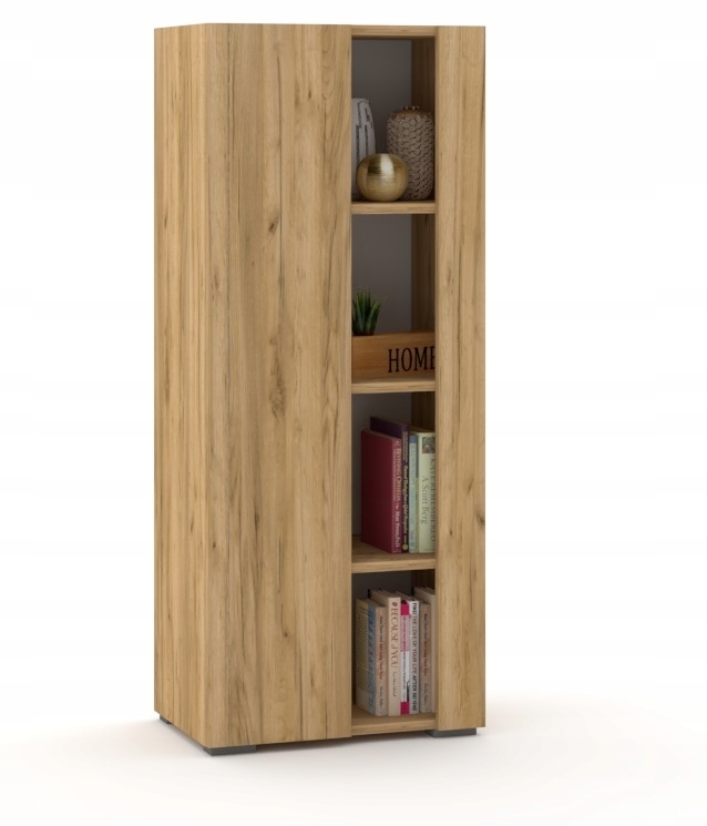 

Witryna Szafka Komoda Wysoka Półka Dąb Craft