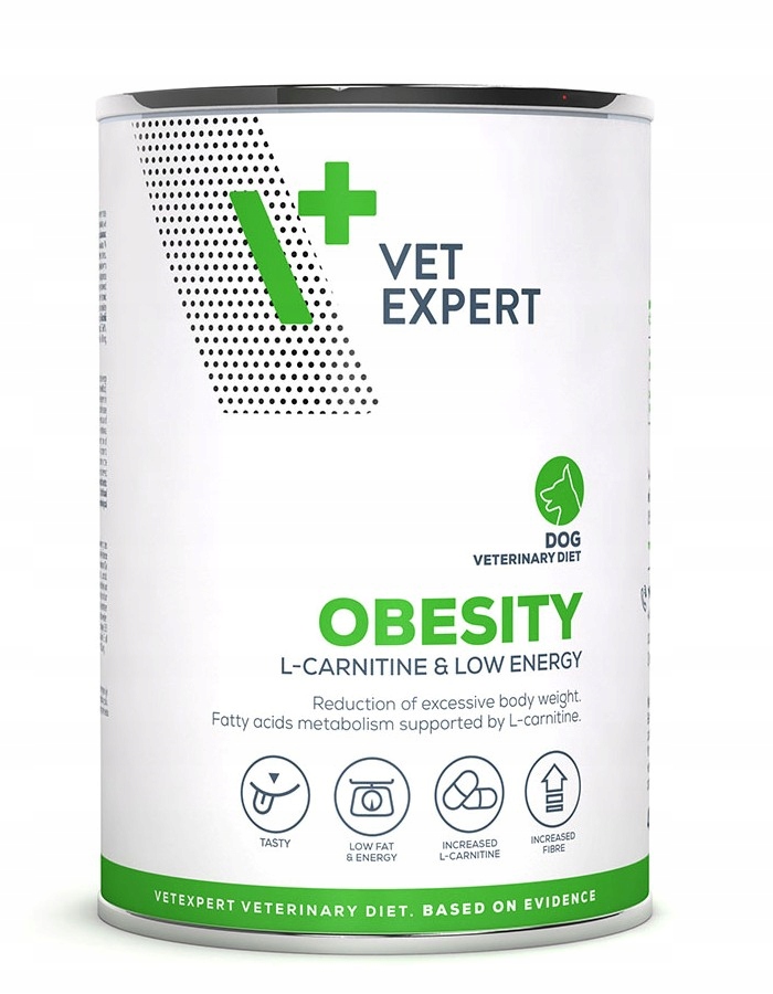 Levně VetExpert Veterinární mokré krmivo pro psy Obesity 12x400 g