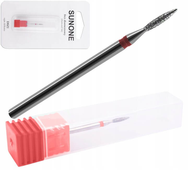 SUNONE FREZ DIAMENTOWY SZPIC DELIKATNY HYBRYDA ŻEL
