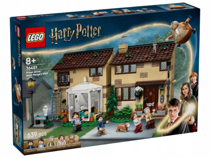 Lego 76451 Harry Potter kpl Návštěva tety Marge 8+ 639ks