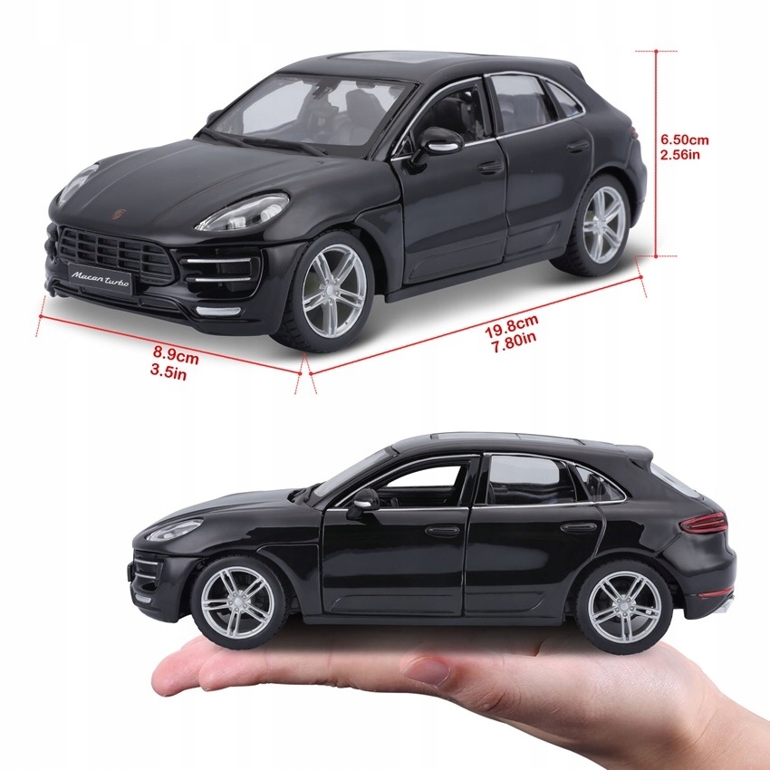 Porsche Macan 1:24 model Bburago 18-21077 Model Porsche Macan