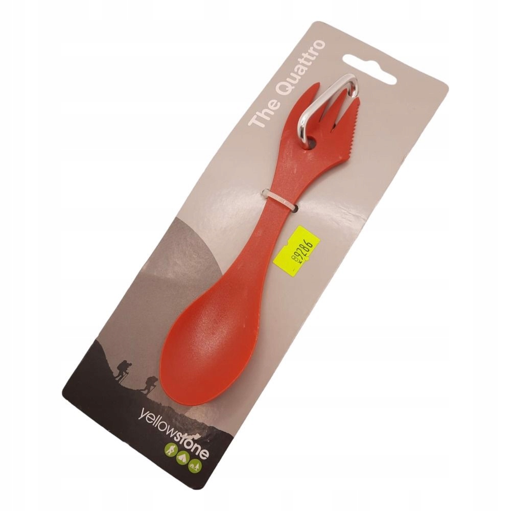 Łyżka widelec i nóż 3 w 1 Yellowstone Czerwony
