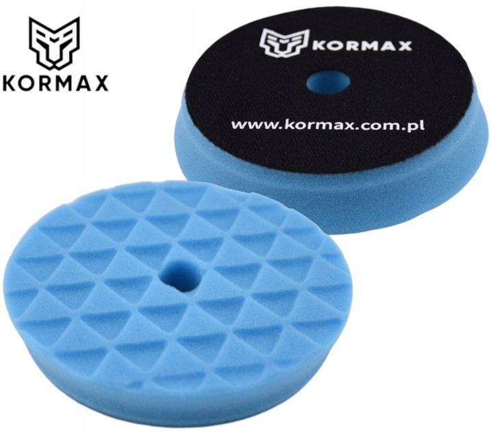Gąbka niebieska pad polerski 125mm chłodzenie Kormax miękka polishing