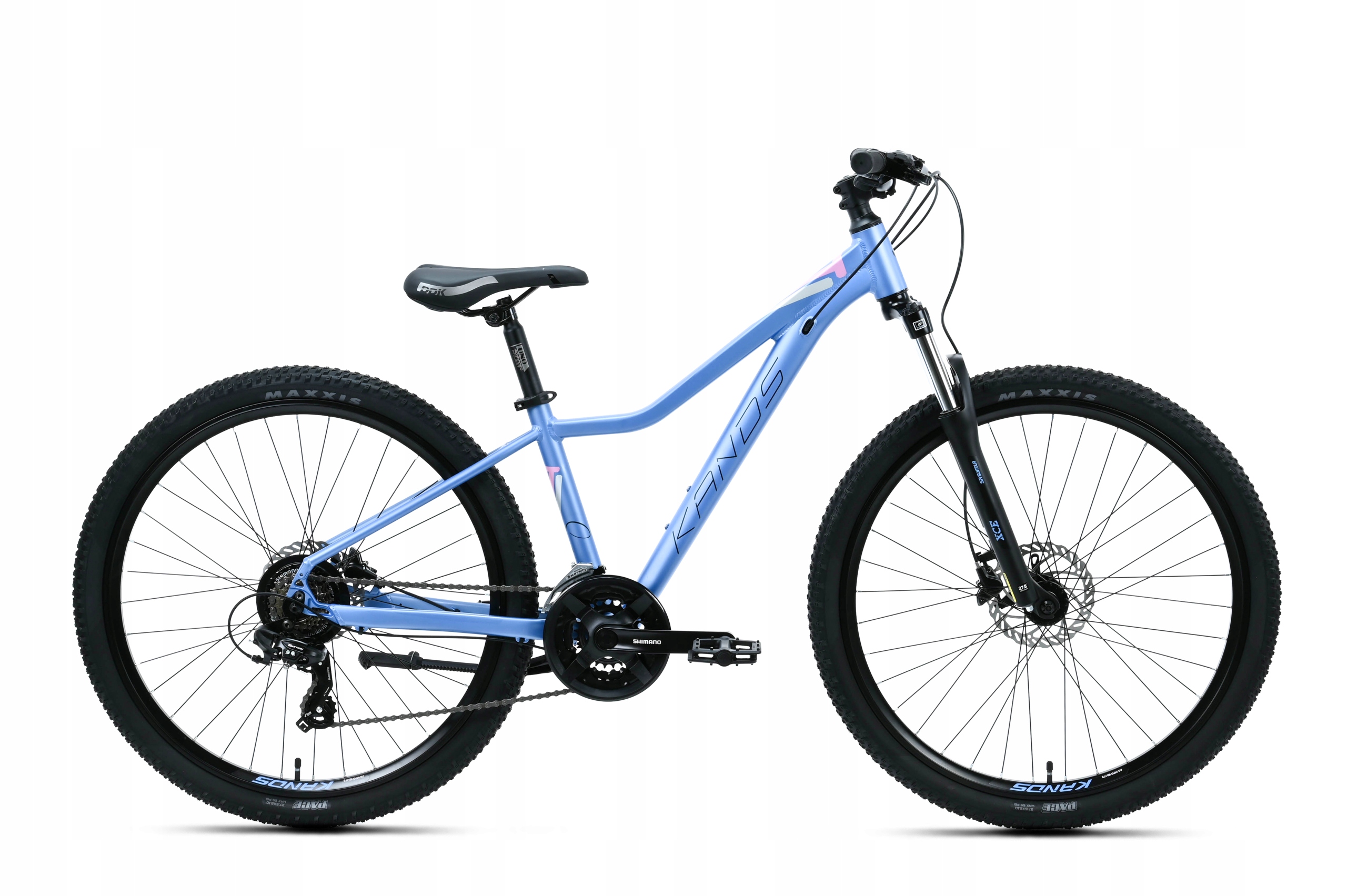 Rower Mtb dziewczęcy Kands Saphire 2026 rama 14" koło 27,5 " błękitny