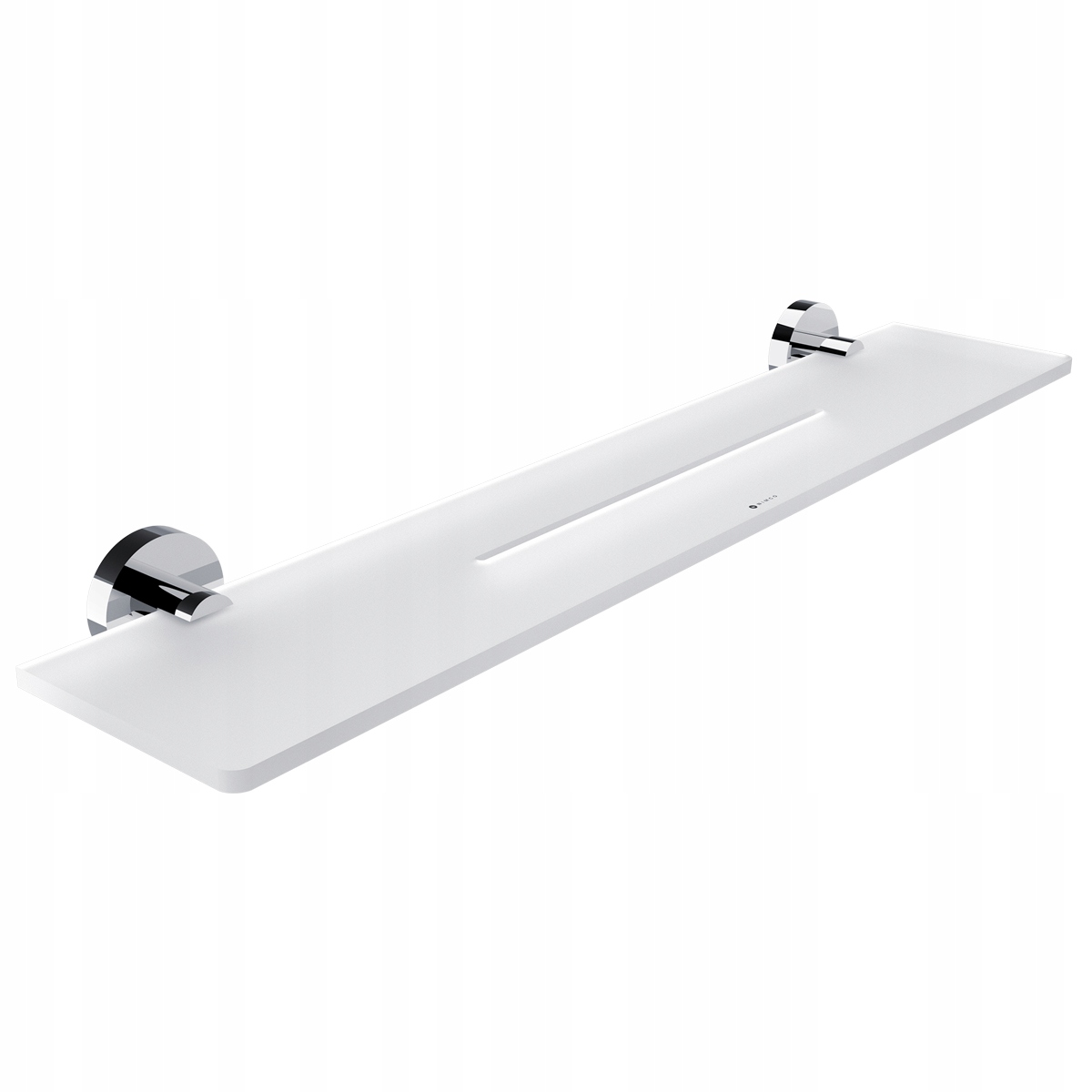 Nimco Unix polica do kúpeľne s otvormi, chróm, 60 cm Un X460-26