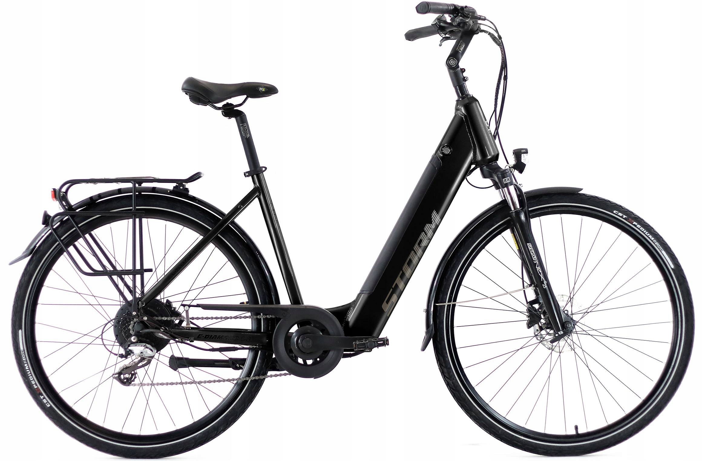 Rower elektryczny 28 Storm E-Diamond Deep Lady 1.0 Acera 8-rz 2HT 19"