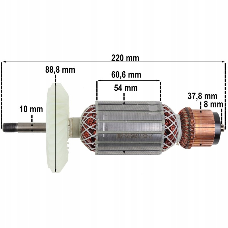 Wirnik szlifierki BOSCH GWS 23-230 GWS 24-230 Rodzaj wirnik