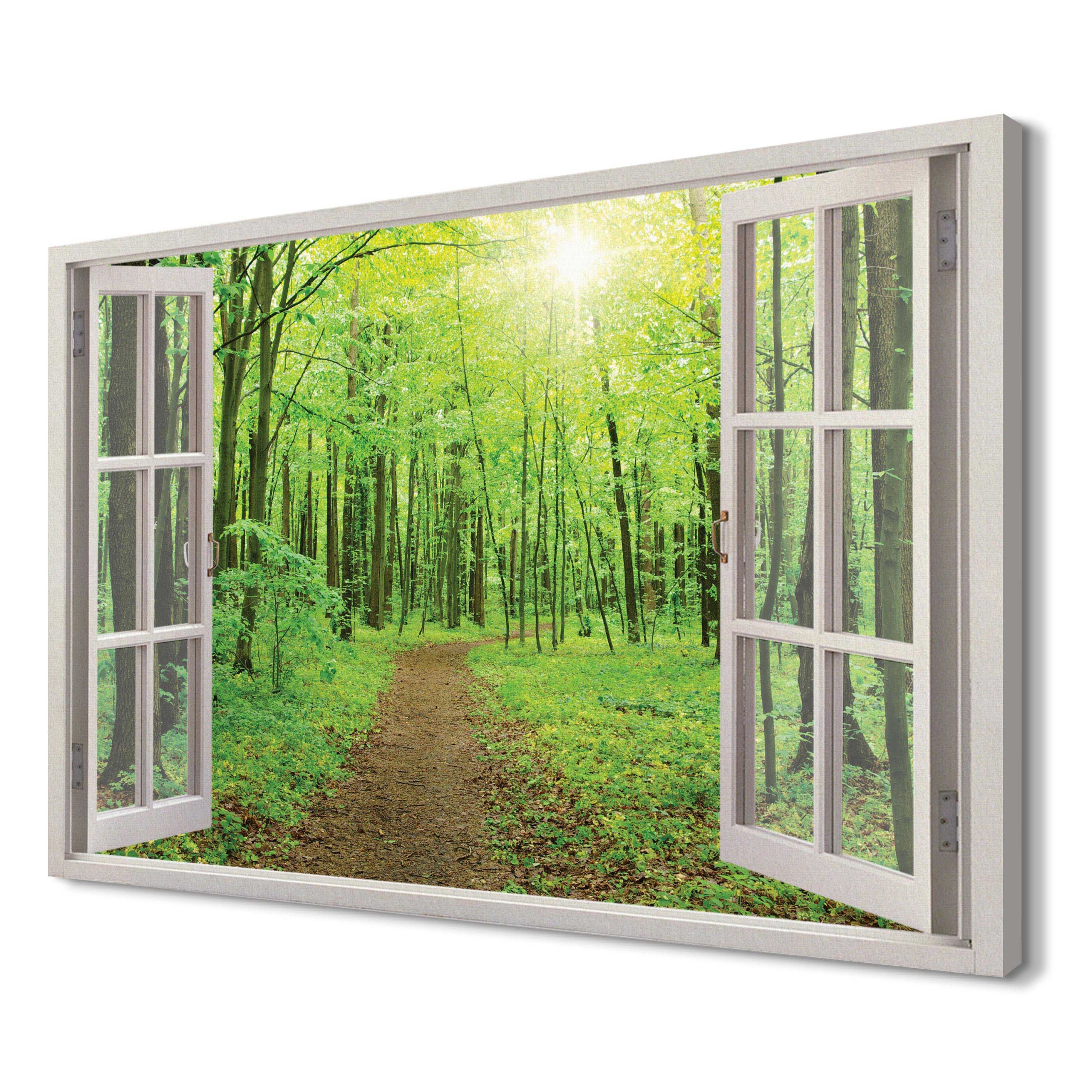 

Wiosenny las Foto na płótnie 3d 120x80 na ścianę