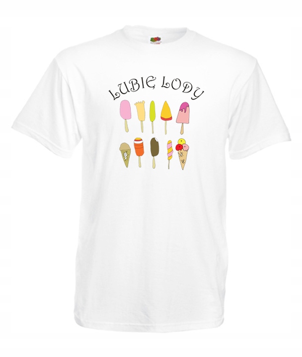

L Koszulka Męska Lody Na Patyku Rożek Wzory