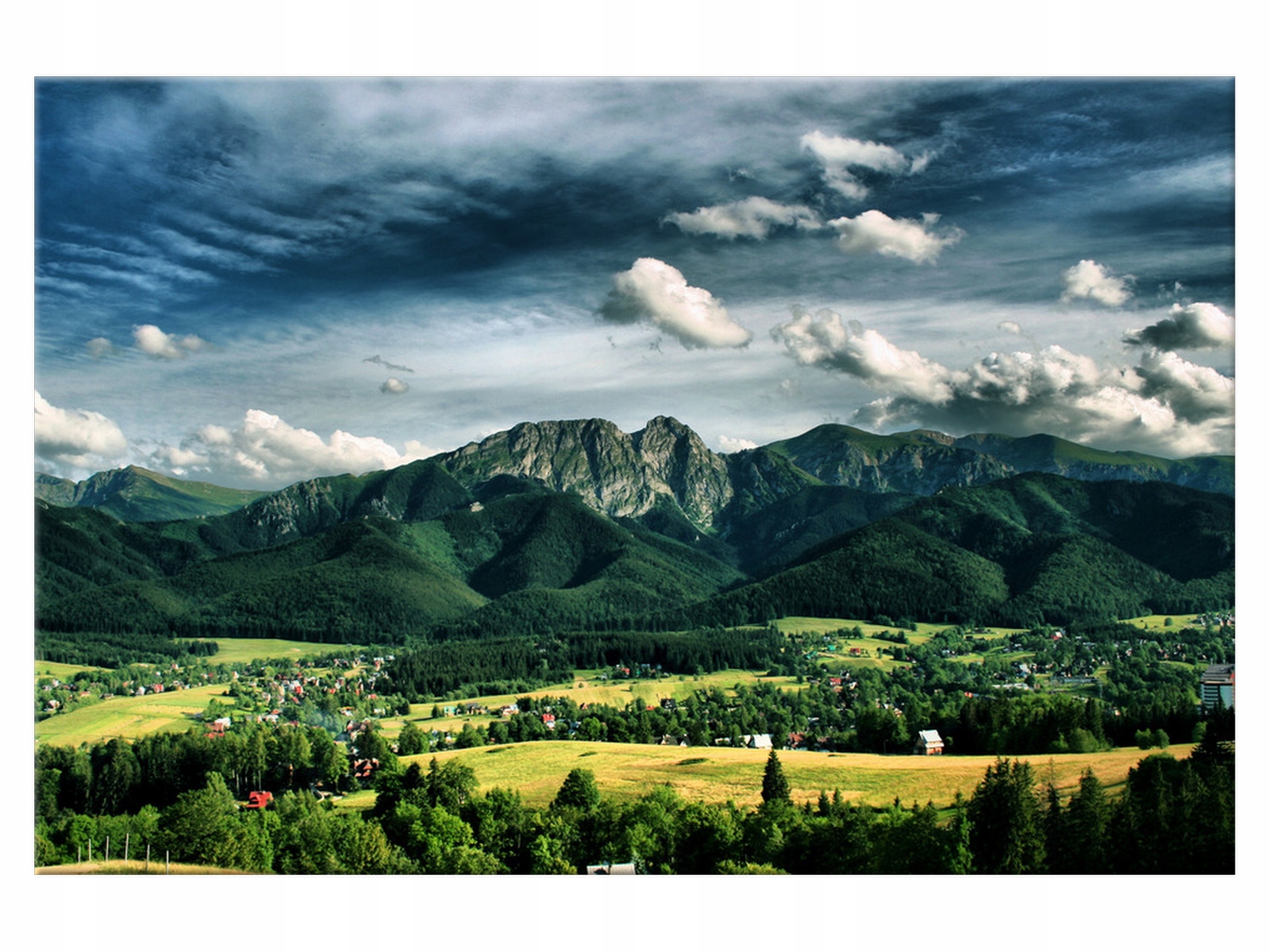 

Obraz 90x60 Tatry Słoneczny dzień w dolinie