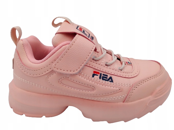 

Sneakersy Lekkie Buty Sportowe Rzepy Adidasy Fil