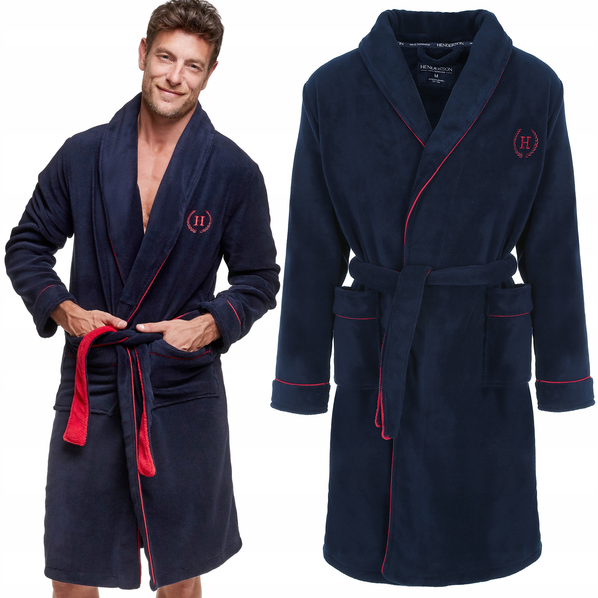 Pánský župan Henderson Got 36375-59 měkký, nadýchaný XXL