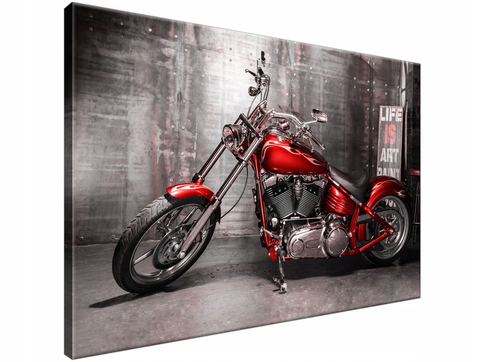 

Obraz drukowany Life is art 90x60 producent