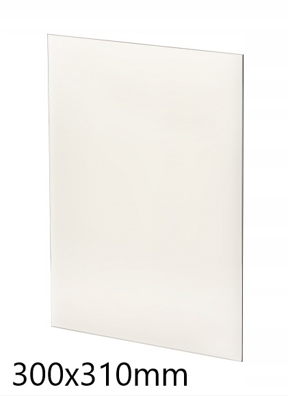 Sklo do krbu Kratki 300x310 mm 30x31 cm