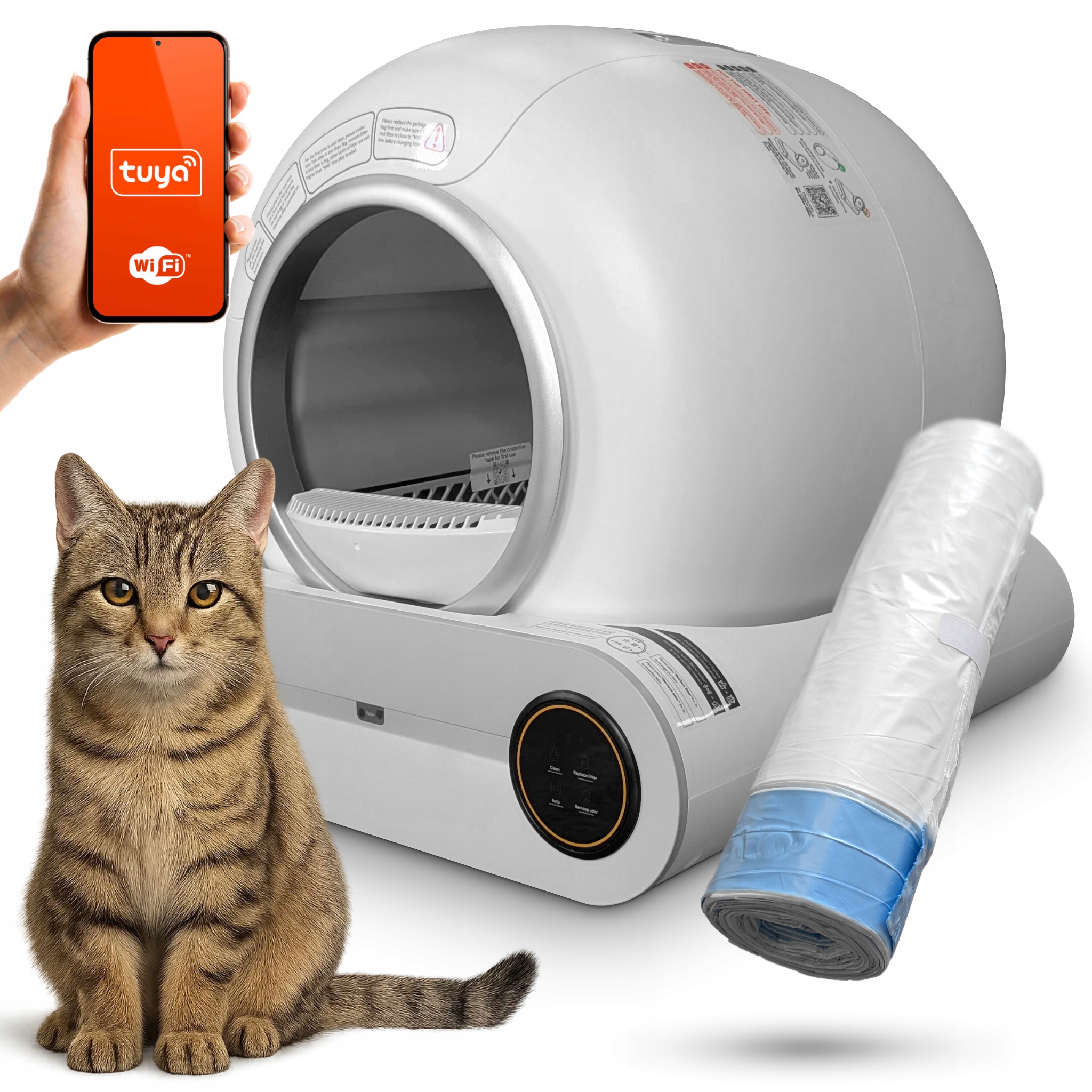 Levně Krytá kočičí toaleta Gomedia 51,6 cm x 48 cm x 50,5 cm