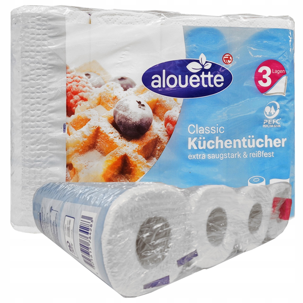 

Ręcznik Papierowy Alouette 4 Rolki 3 Warstwowy