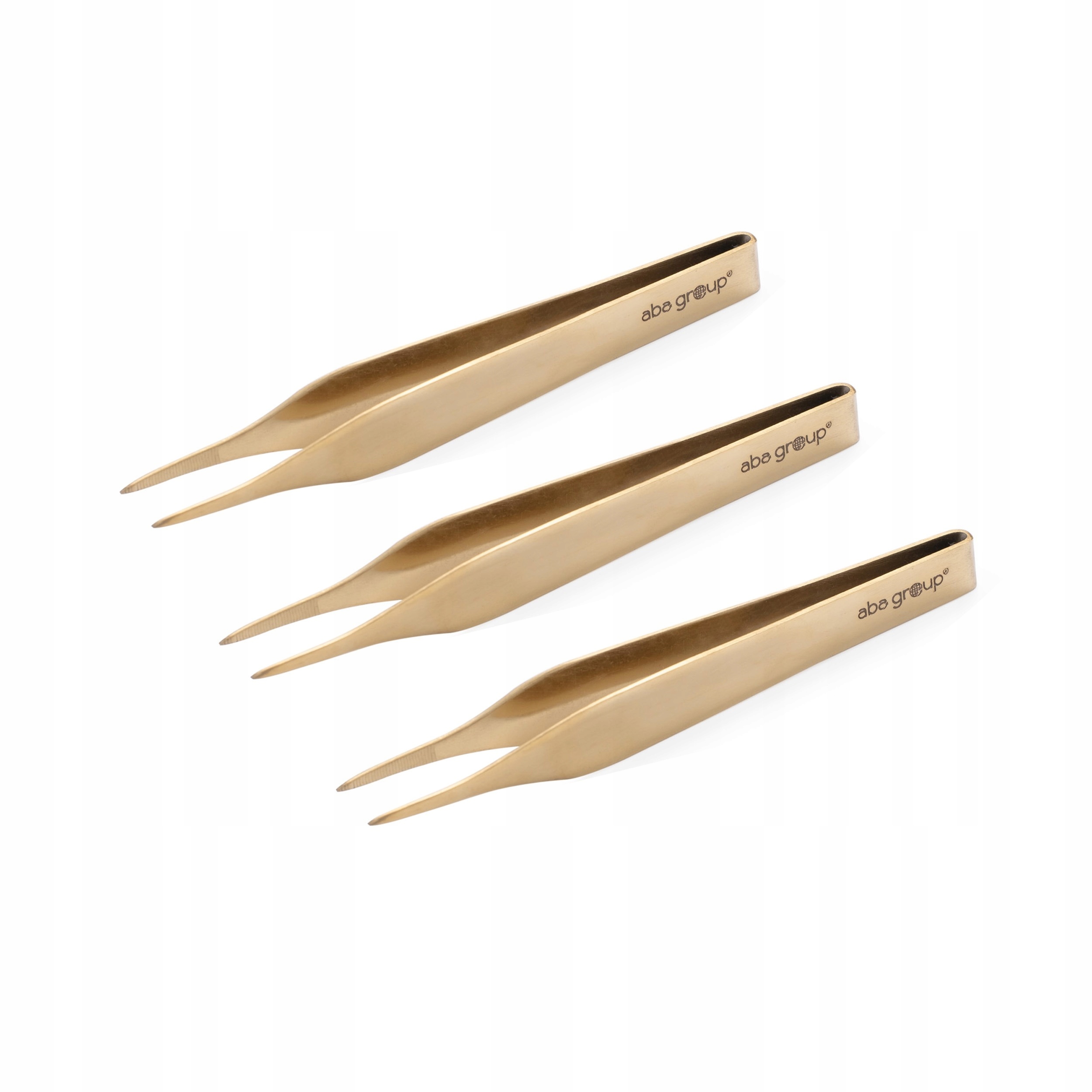 Podologická pinzeta 13 cm 1386 Sada 3 ks Aba Group