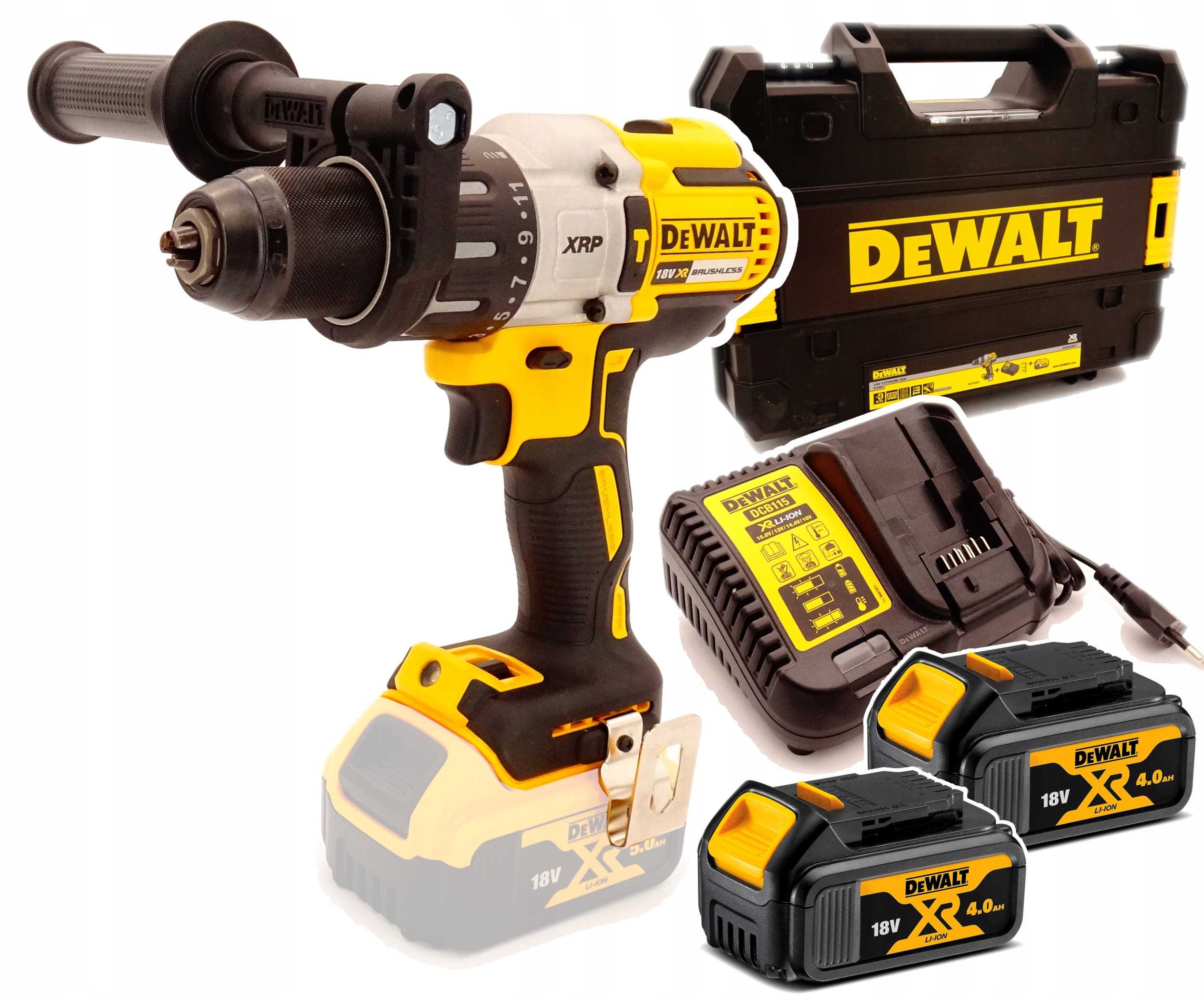 

Wkrętarka Udar 18V DeWALT DCD996M2 3-biegi 2X4AH
