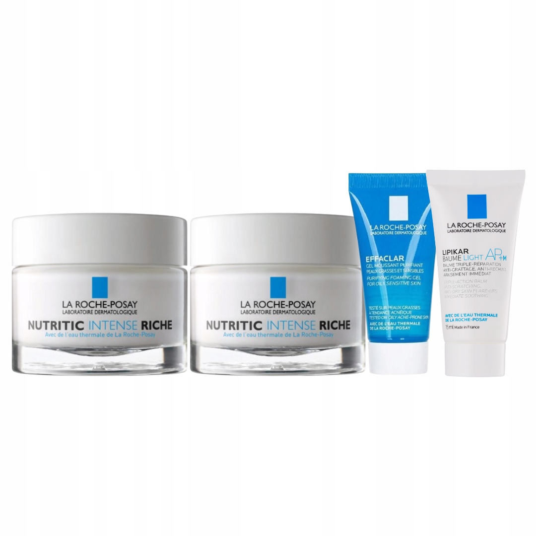 La Roche-Posay Nuritic Intense Riche Krem do suchej skóry 50ml słoik 2-pak