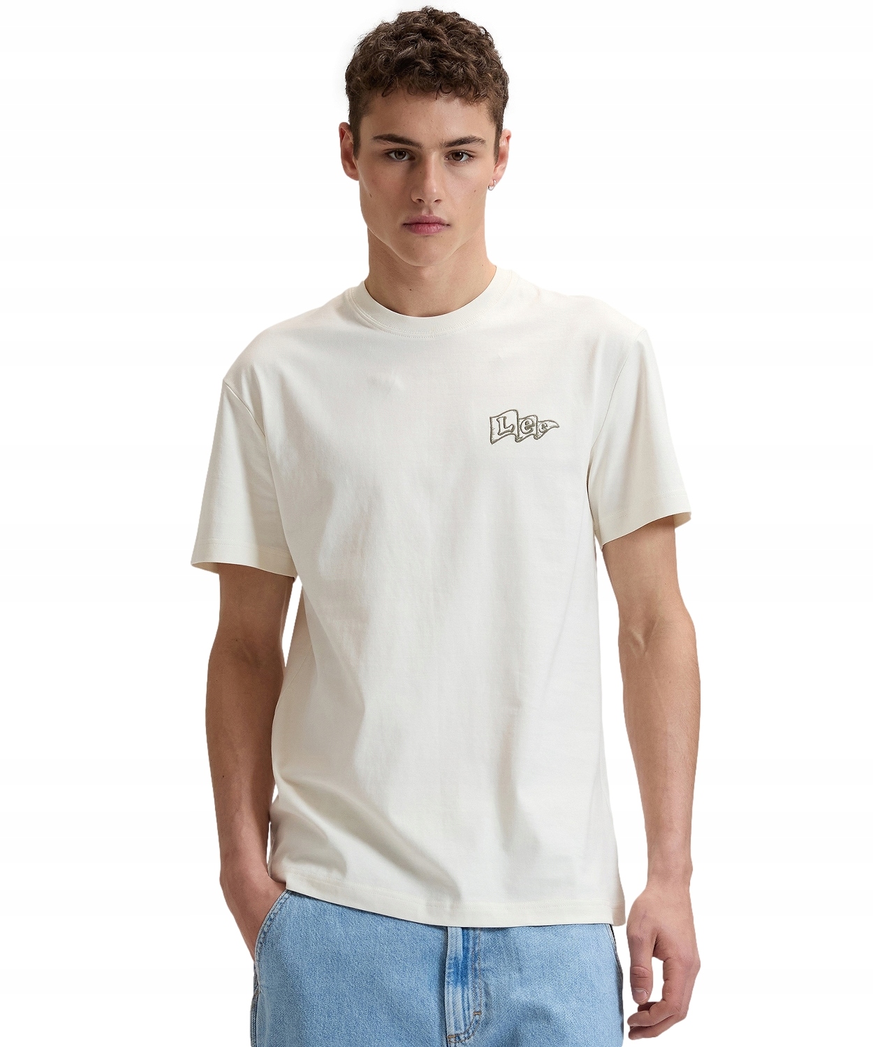 Tričko Lee Flag Tee 112376394 Natural S