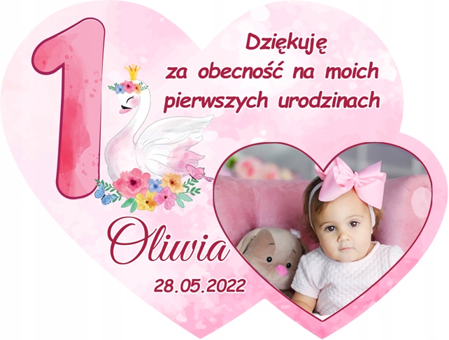 FOTO MAGNES Podziękowanie Roczek + KOPERTA