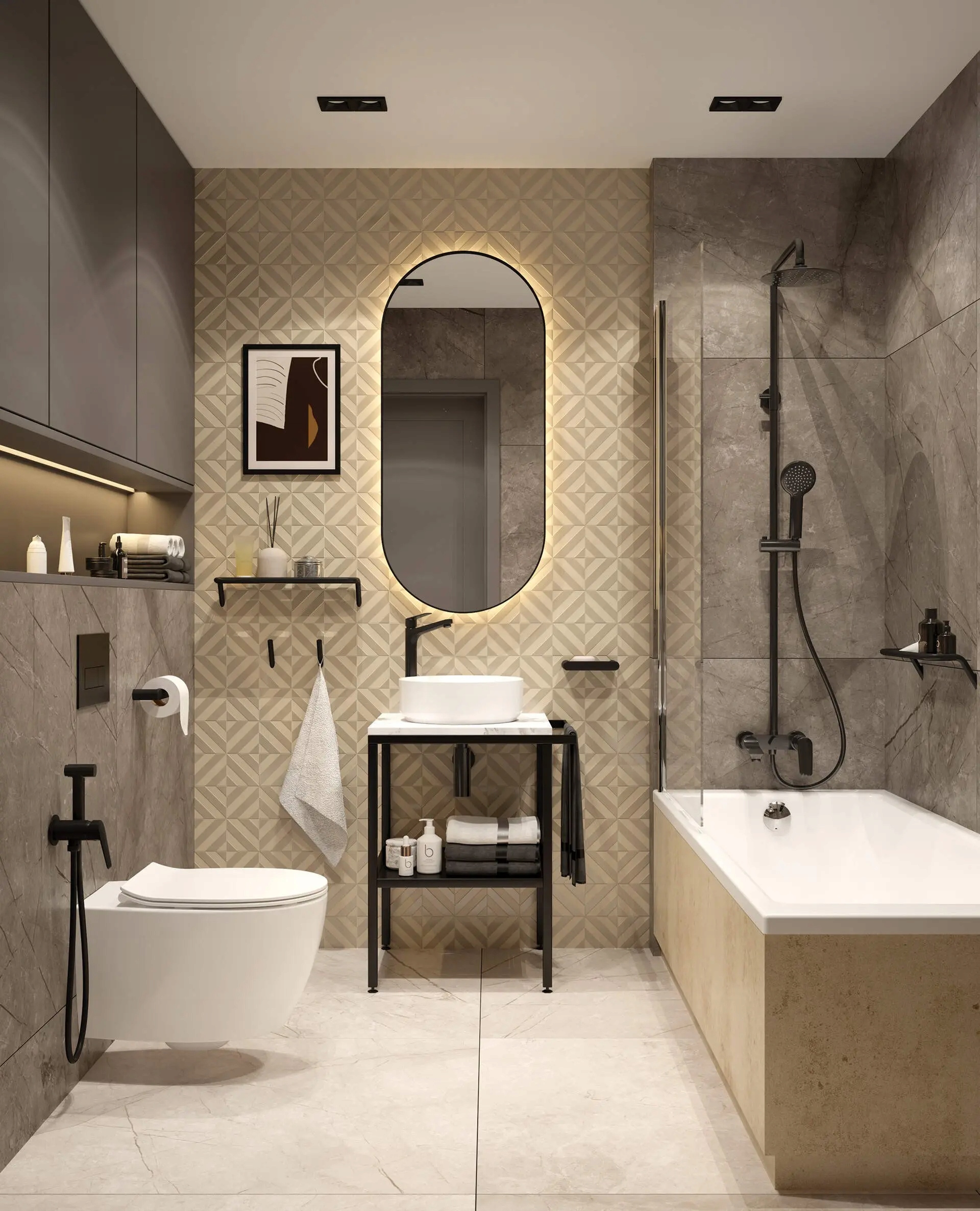 Zestaw WC podtynkowy 6 w 1 CDLN6ZPW Marka Deante