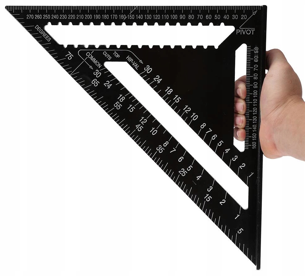 

Kątownik Stolarski Ciesielski Aluminium 30cm Profi