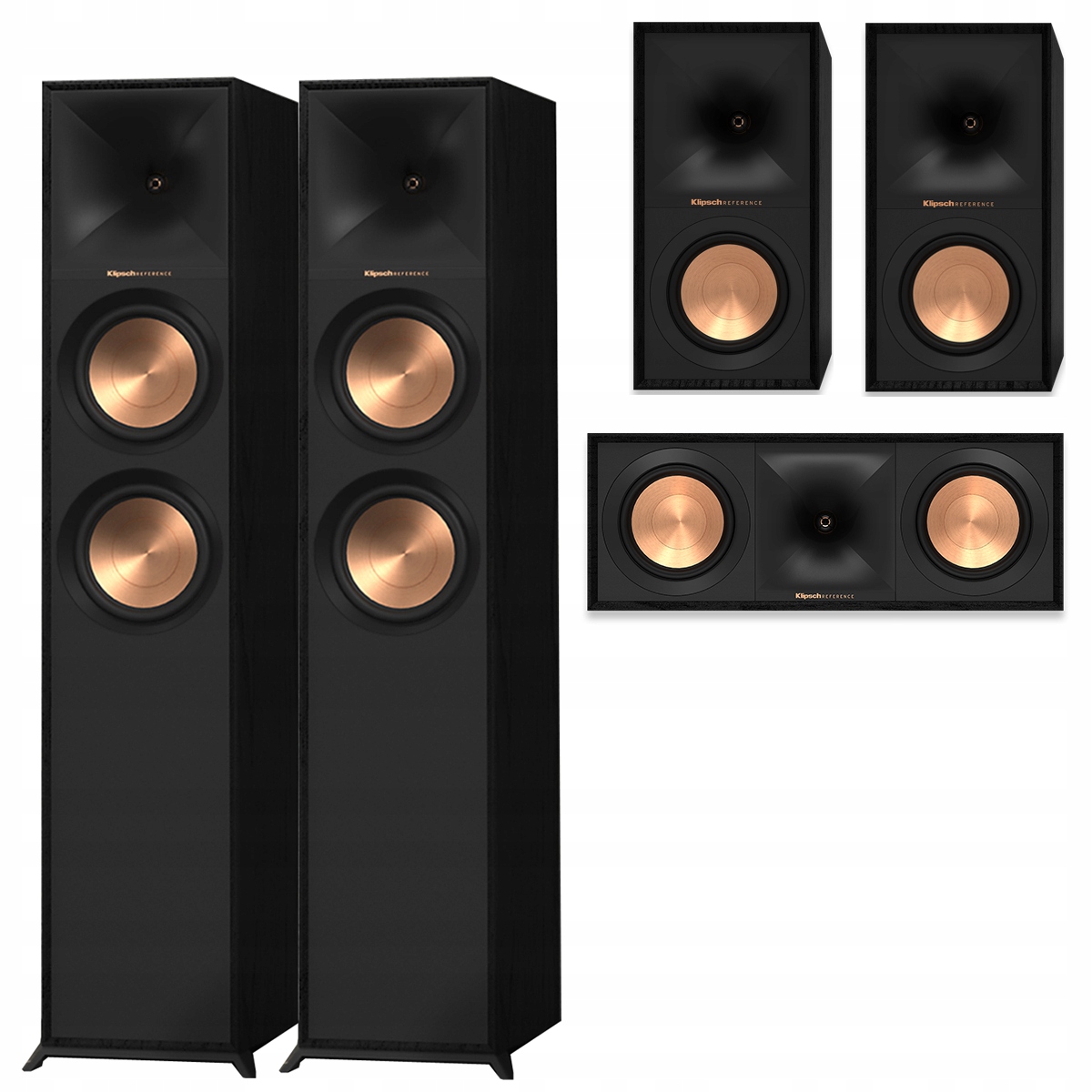 Klipsch R-600F R-50M R-50C Zestaw Kolumn Kina 5.0