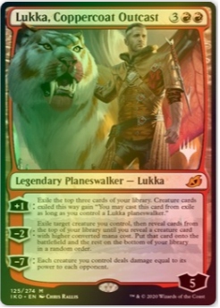 Lukka, Coppercoat Outcast v1 Foil Iko