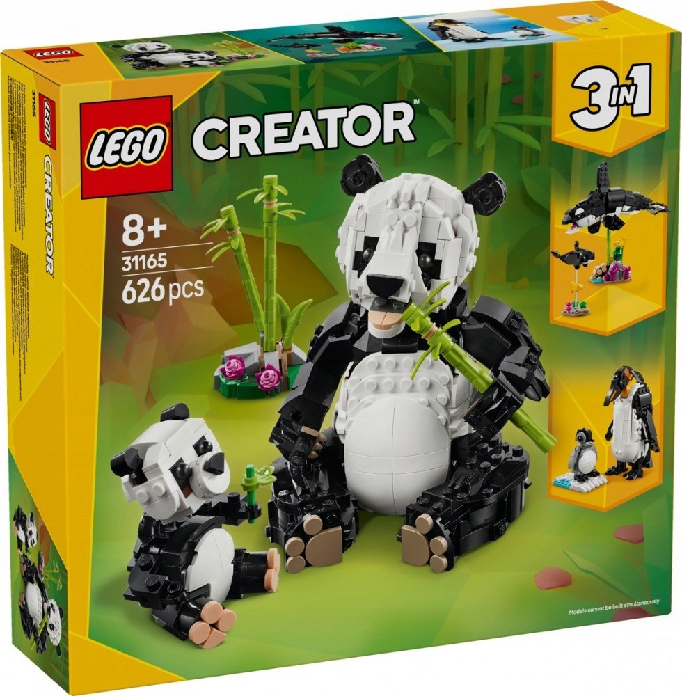 Stavebnice Creator 31165 Divoká zvířata: rodina pand