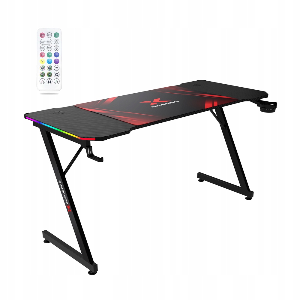 Počítačový herní stůl Xgaming Xpro1 Rgb bonus XXL podložka