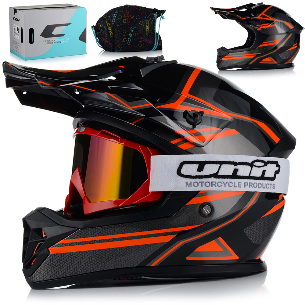 Motocyklová Prilba Cgm 267G Dirt Junior Cross Štvorkolka Atv Pre Deti Malý Ľahký