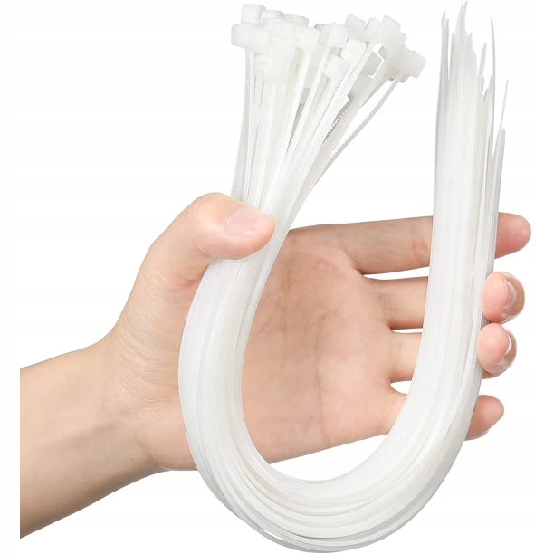 MOCNE OPASKI ZACISKOWE KABLOWE TRYTKI BIAŁE TAŚMA 2,5x120 100 SZT Rodzaj opaska kablowa