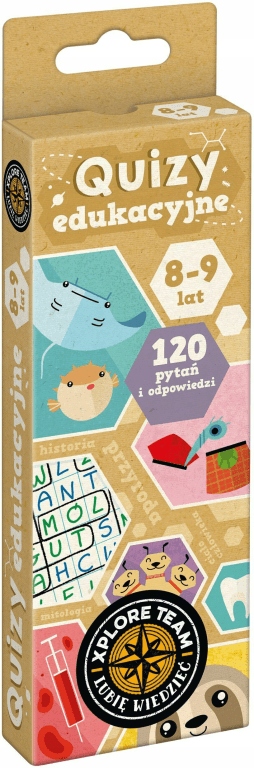 

Quizy edukacyjne 8-9 lat. Xplore Team.