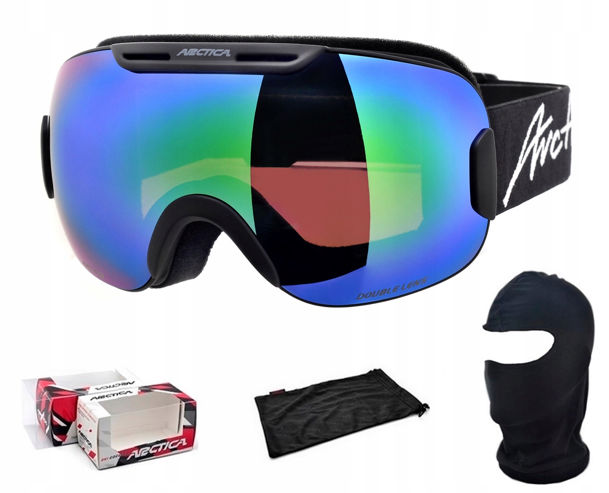 Arctica Lyžařské Brýle G-102G Nepárové Dvojité Sklo Zrcadlo Kat. 3