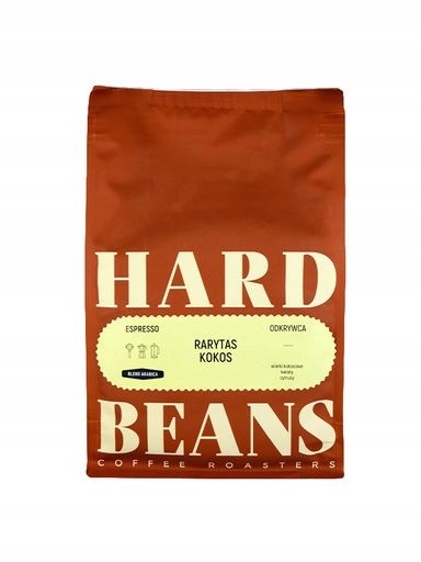 Levně káva Hard Beans Rarytas Kokos 1 kg Espresso