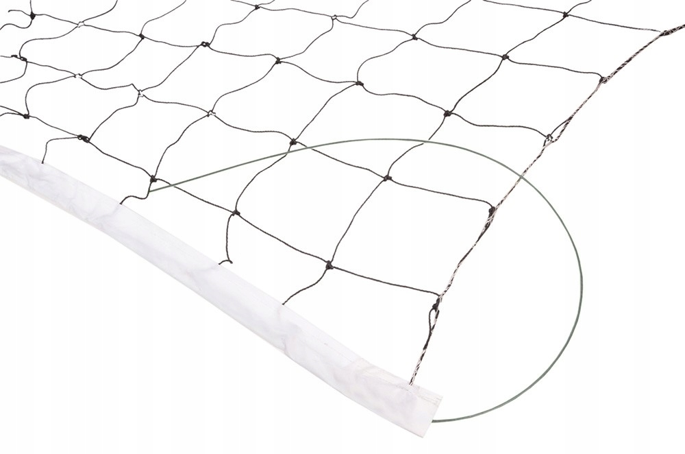 Siatka do siatkówki linka stalowa + torba 9,5x1 m molti Kolor siatki biały
