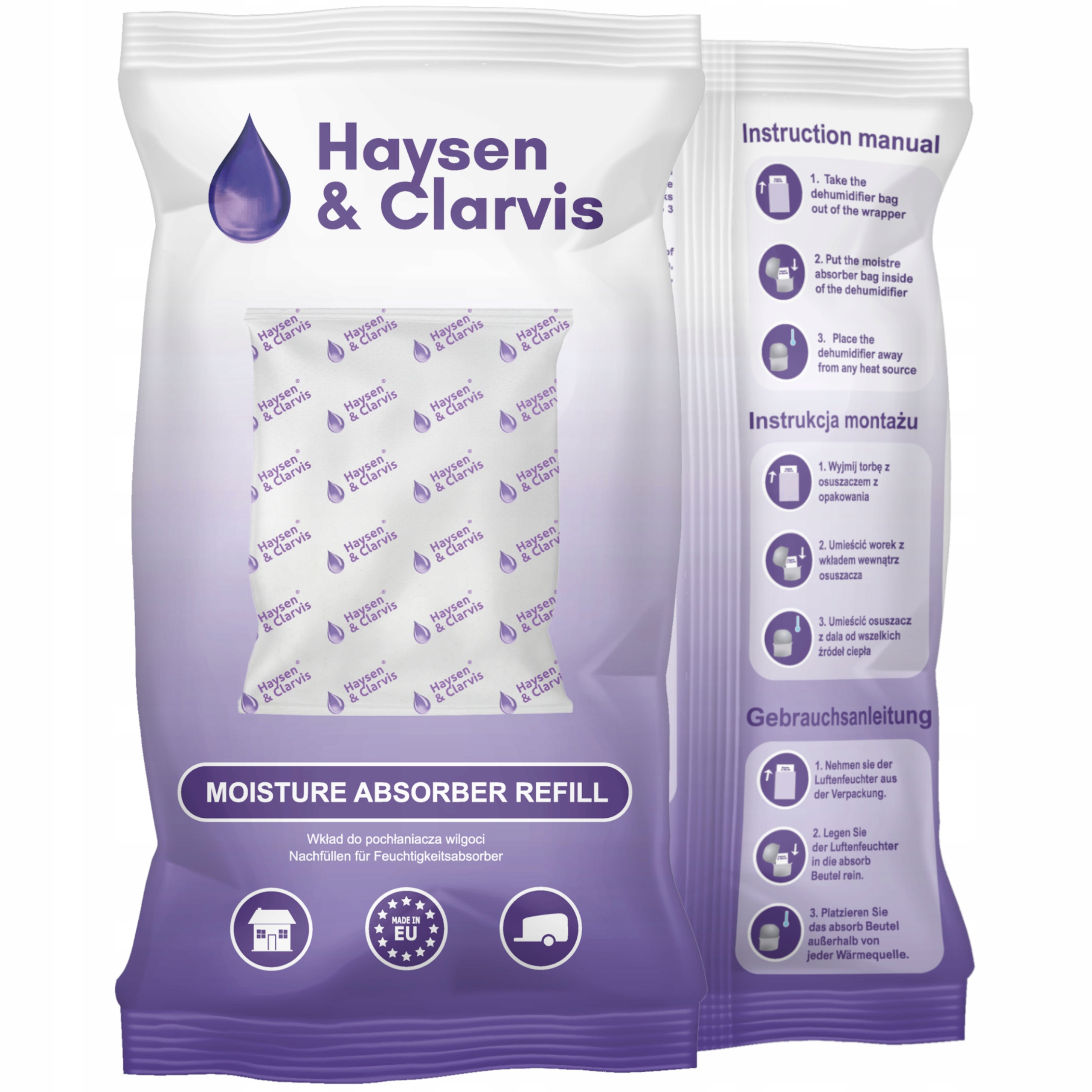 10X POCHŁANIACZ WILGOCI OSUSZACZ SASZETKA DO SZAFY Kod producenta HC06