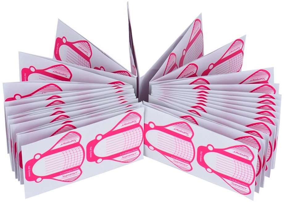 Szablon SUMMER formy do przedłużania paznokci 100szt EAN (GTIN) 05902533441839