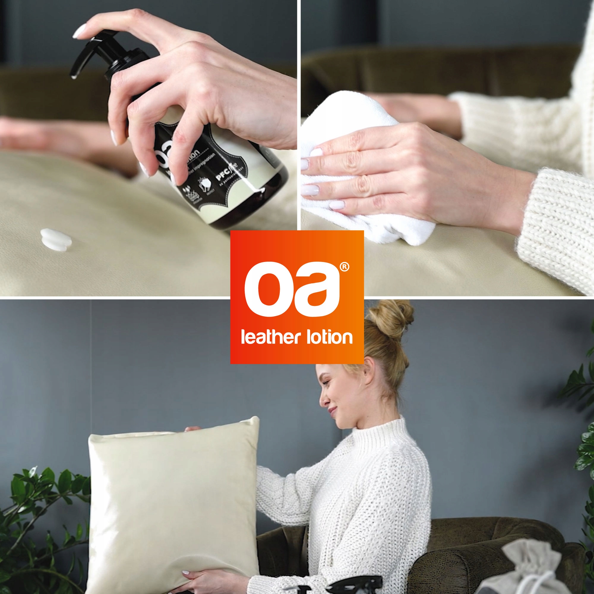 Środek do IMPREGNACJI I PIELĘGNACJI skóry i ekoskóry RENOWACJI MEBLI OA x2 Rodzaj czyszczenie tekstyliów