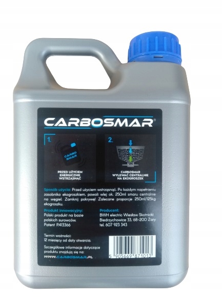 CARBOSMAR PŁYNNY SMAR 2L DO KOTŁÓW NA EKOGROSZEK Marka inna