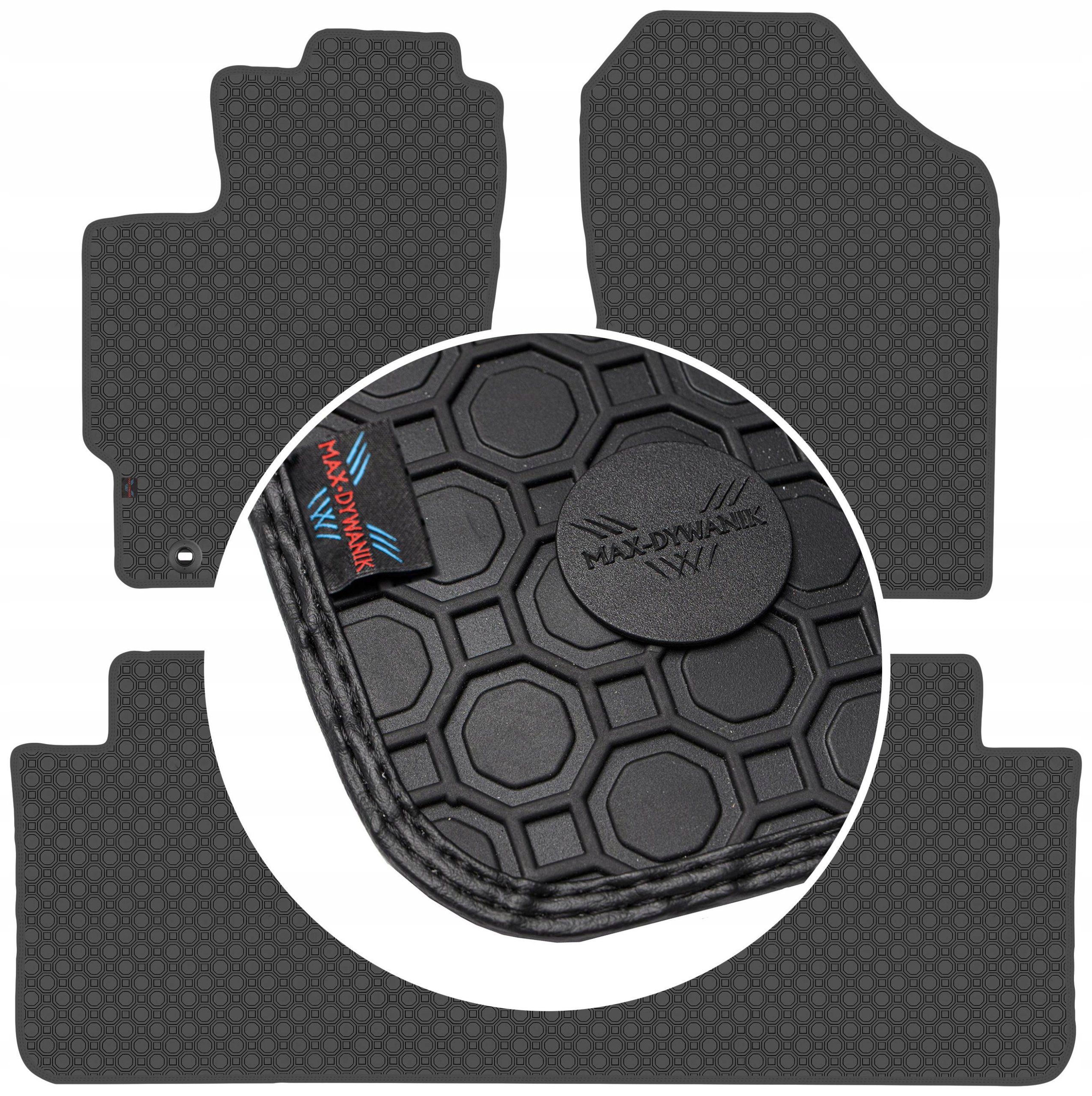 Toyota Yaris III 2011-2019 Koberce Čierne