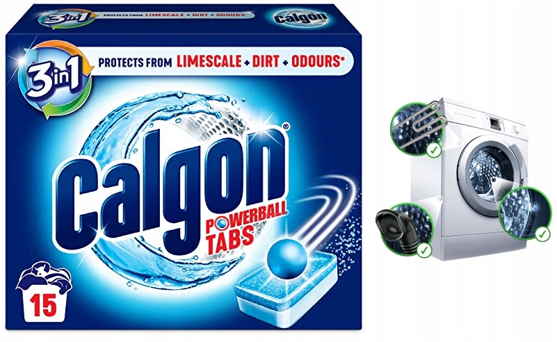 

Calgon odkamieniacz w Tabletkach do pralki 15szt